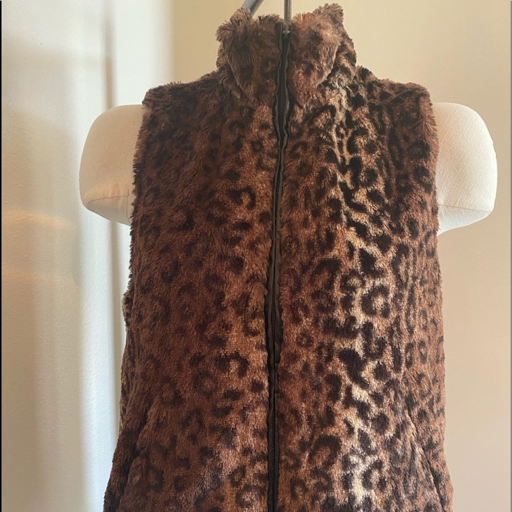 cheetah vest